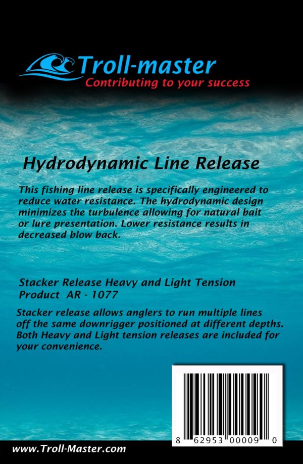 Hydrodynamic Line release - Stacker