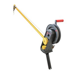 Seahorse Downrigger with Extended Boom, Swivel and Gimbal Mount
